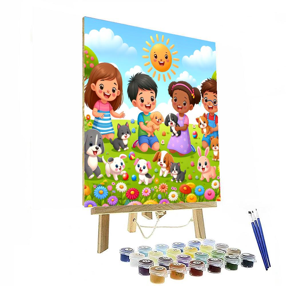 Pet Pals At Play Paint By Numbers Kits