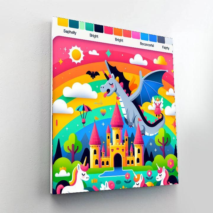 Fantasy Fairytale World Numbered Painting Kits