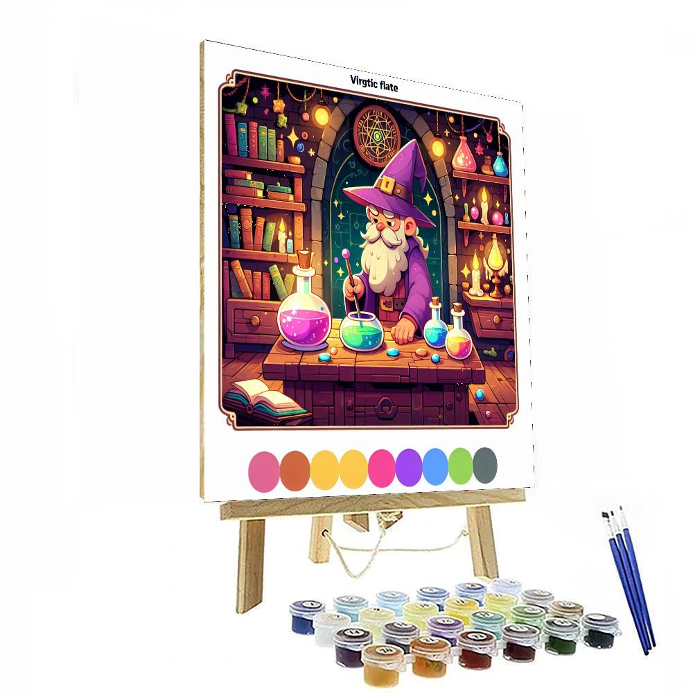 Wizard's Enclave DIY Paint By Numbers