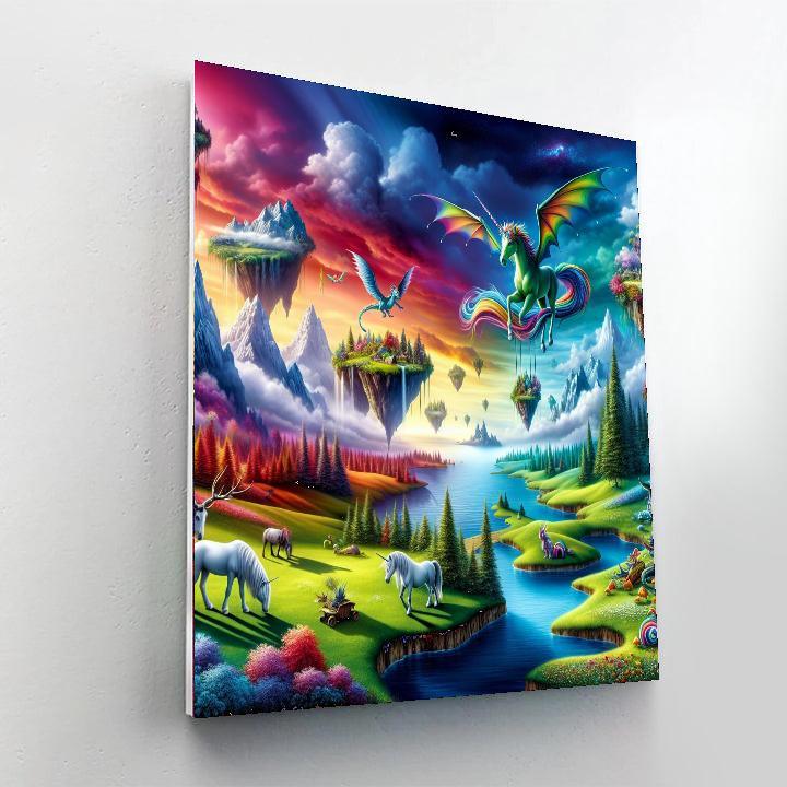 Captivating Fantasy World Paint By Numbers