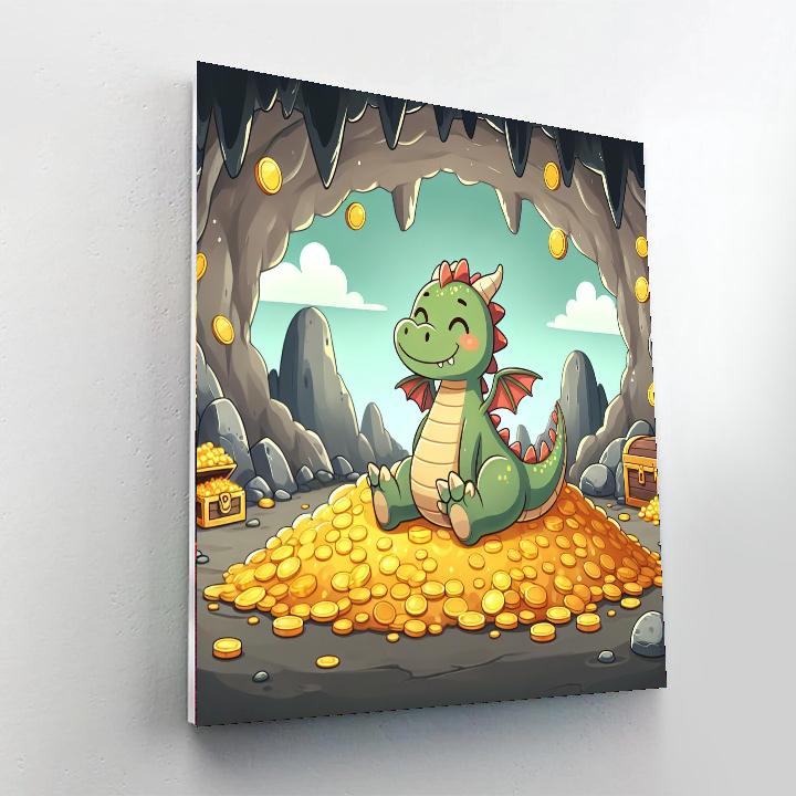 Magic Dragon's Lair Paint By Color