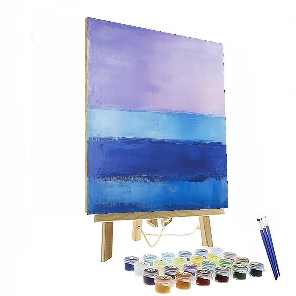 Mark Rothko Inspired Fluid Harmony  DIY Paint By Numbers