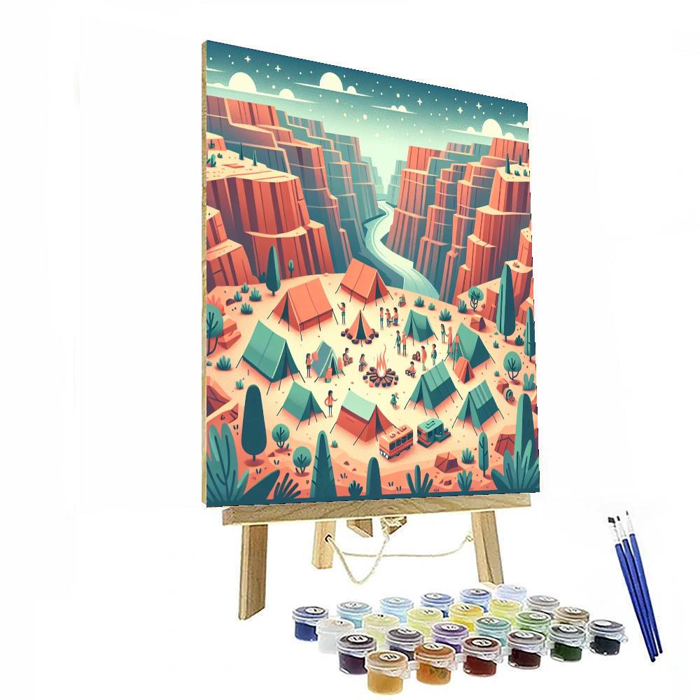 Canyon Campers Paint By Number