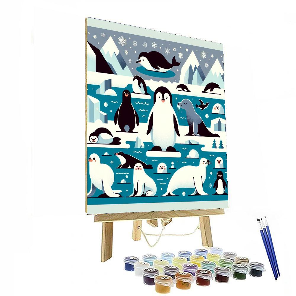 Polar Pals Expedition Numbered Painting Kits
