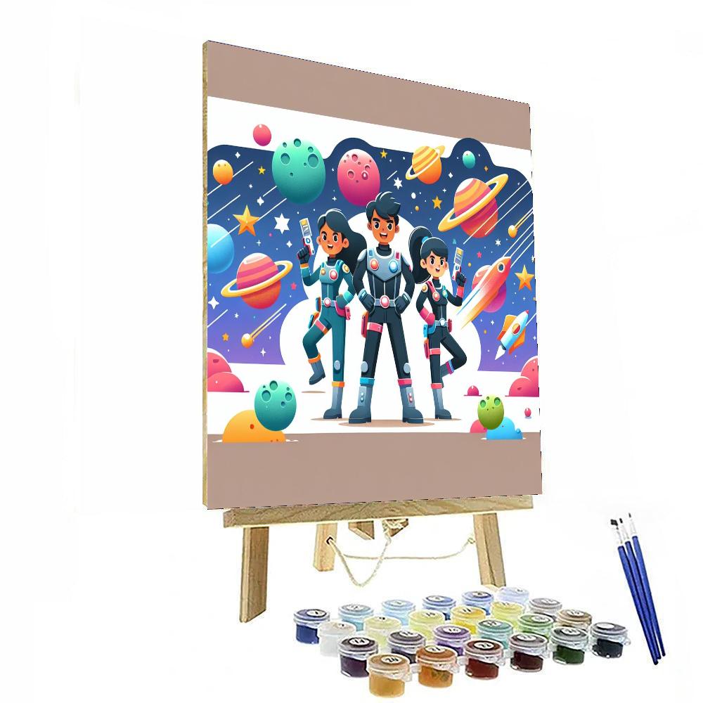 Space Ranger Challenge Paint By Numbers