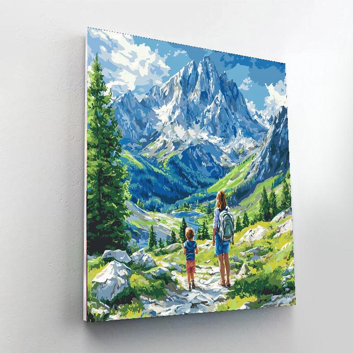 Mountain Echoes Of Love Numbered Painting Kits