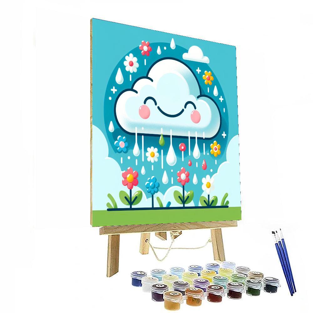 Joyful Cloudy Day Paint By Number