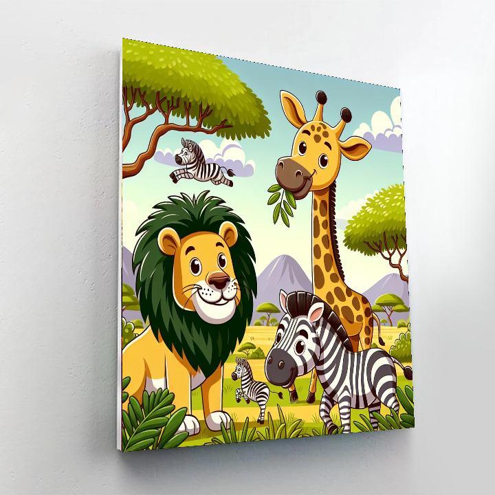 Wondrous Wildlife Adventure Paint By Numbers Kits