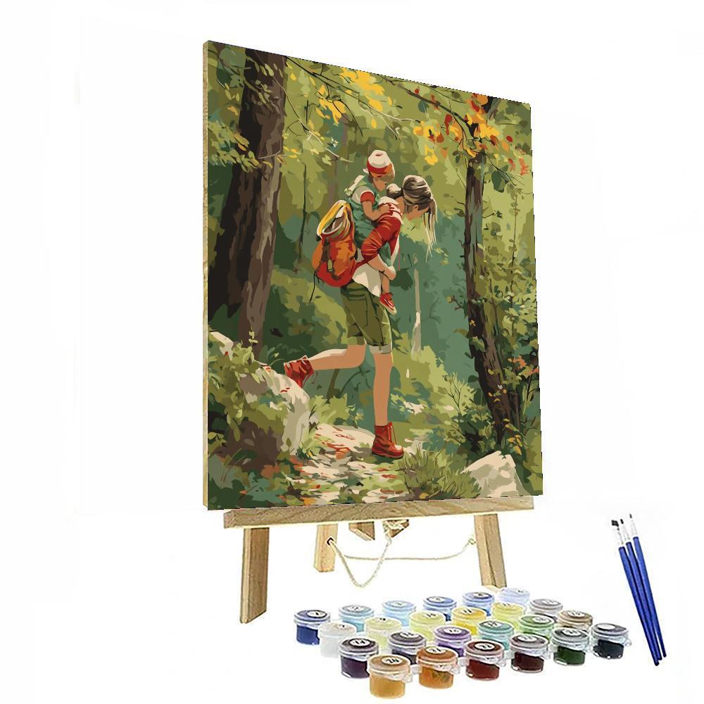 In The Arms Of Nature Numbered Painting Kits