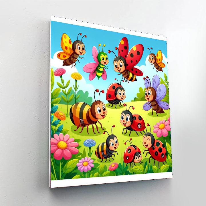 Amazing Insect World Paint By Color