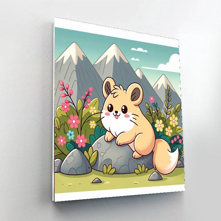 Purring Pika Paint By Numbers Kits