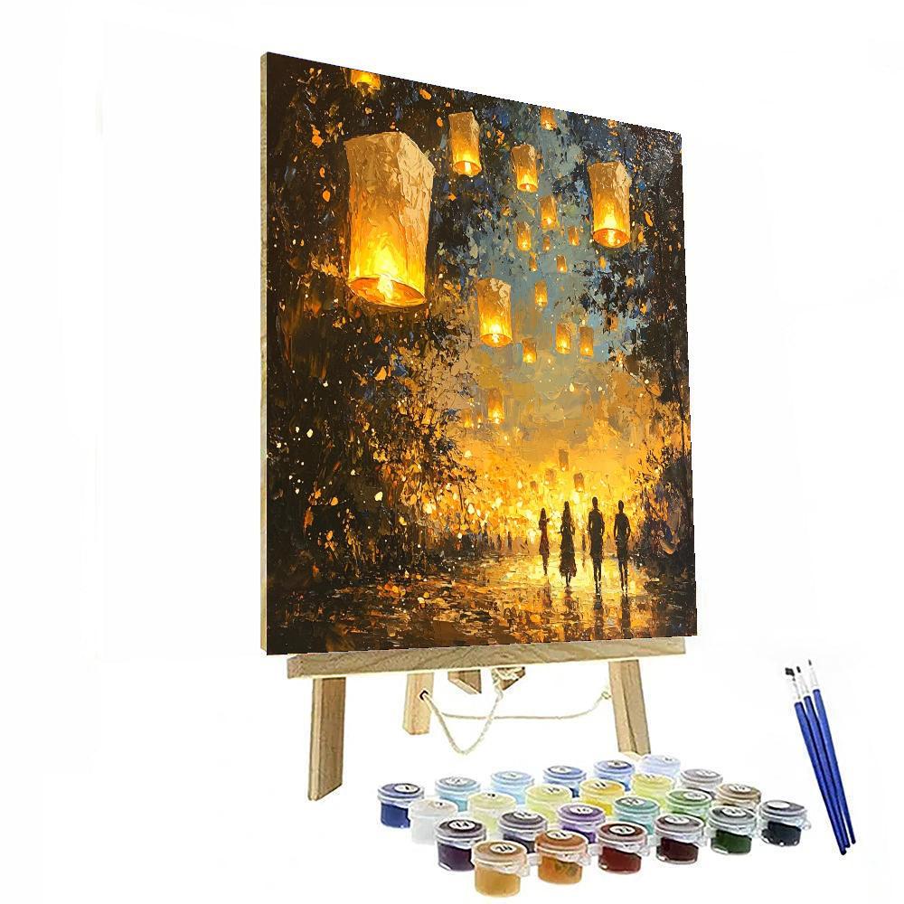 Embrace Of Hope Number Painting