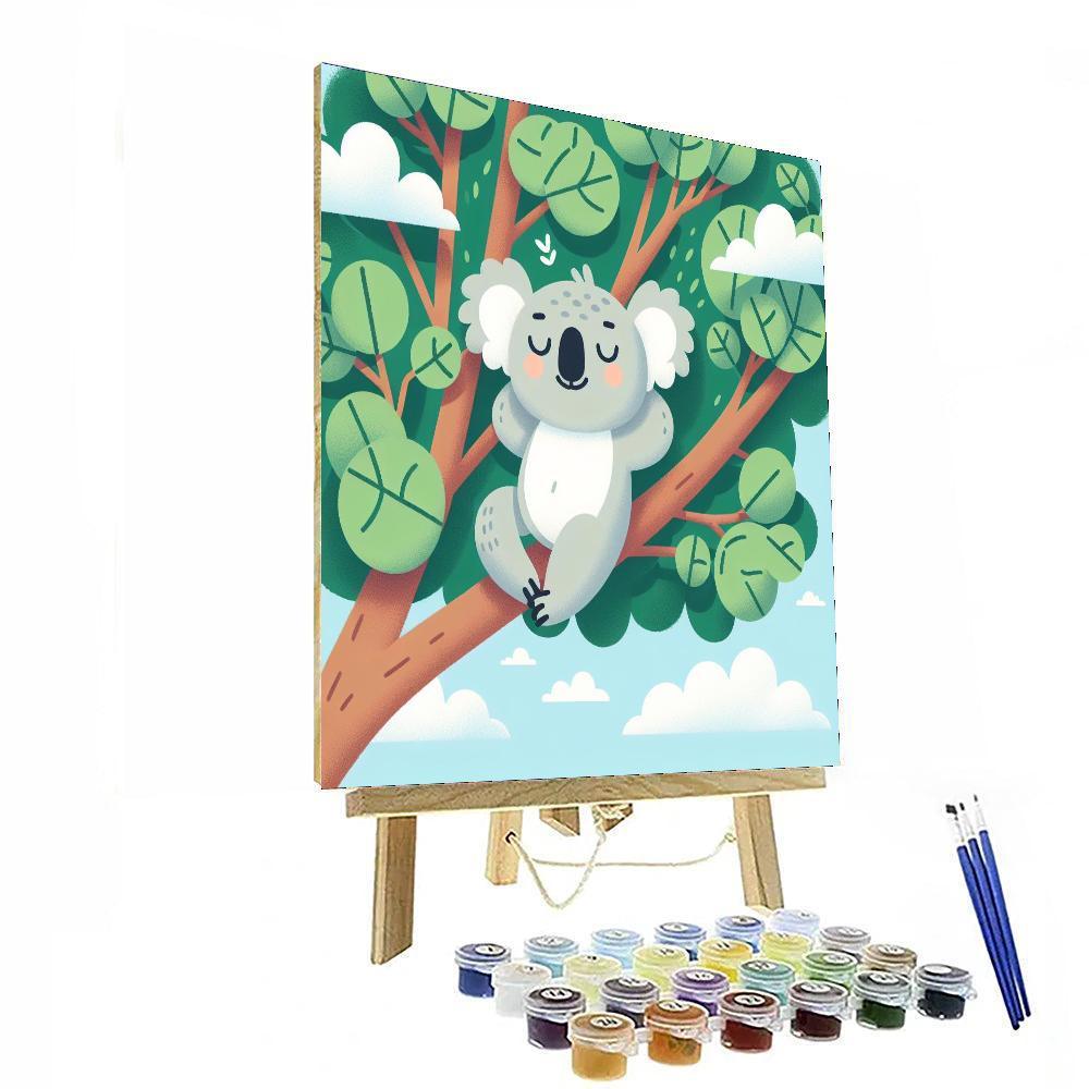 Happy Koala Dreamland Paint By Color