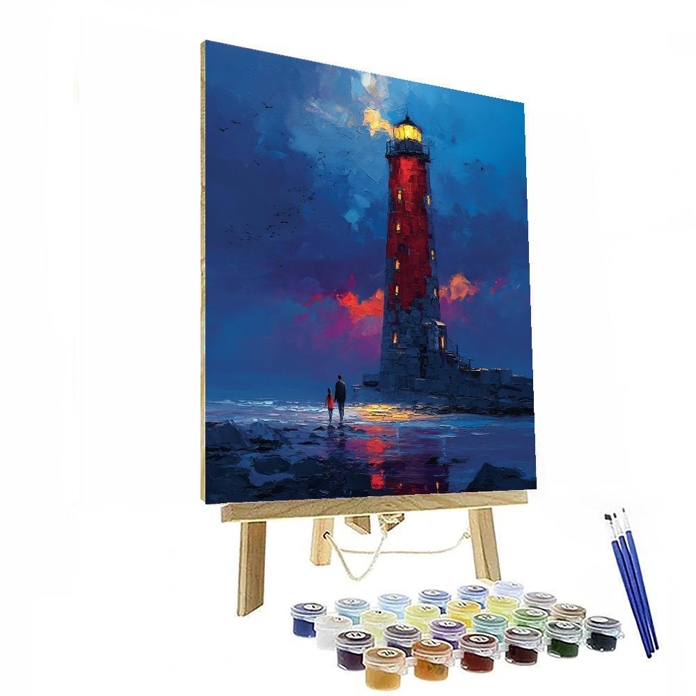 Guiding Lighthouse Paint By Color