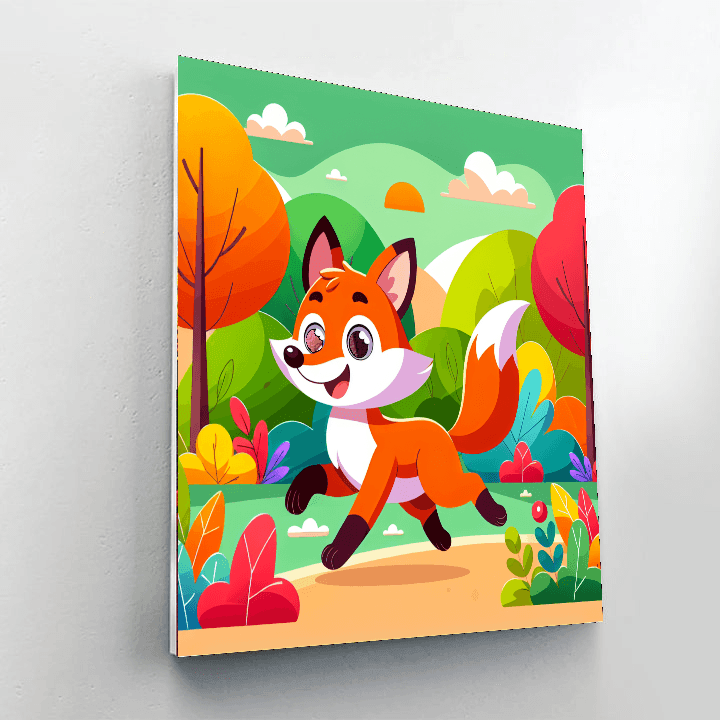 Mischievous Fox Tales Paint By Number