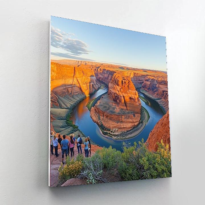 Horseshoe Bend Painting Number Kit