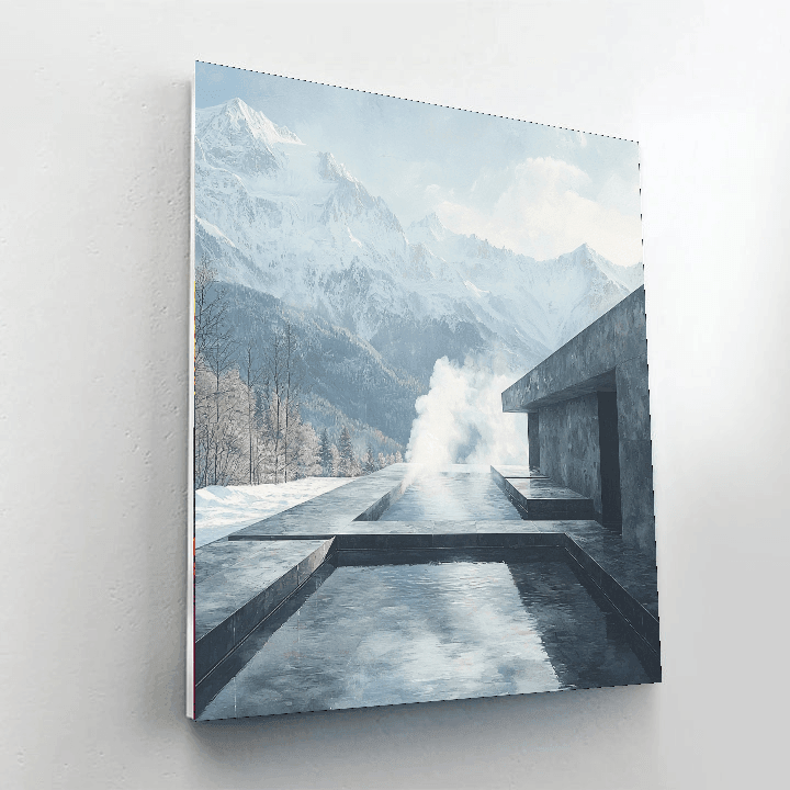 Thermal Baths Of Vals - Vals, Switzerland Paint By Number