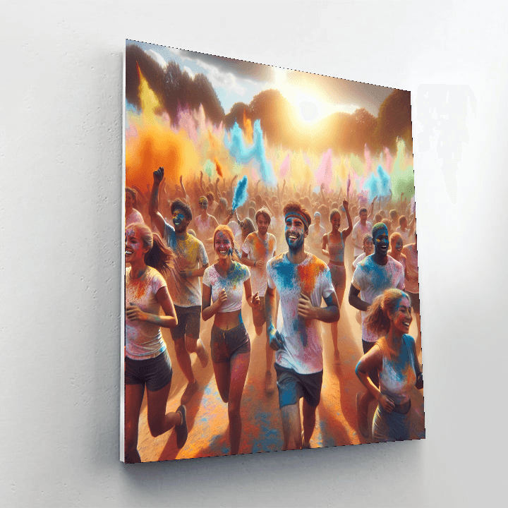 The Color Run Numbered Painting Kits
