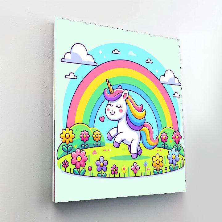 Dreamy Unicorn Meadows Numbered Painting Kits
