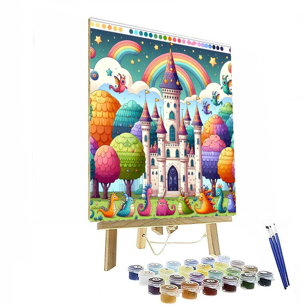 Mysterious Castle Painting Number Kit