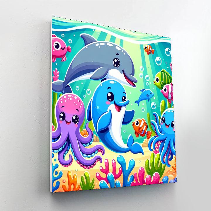 Curious Ocean Explorers Paint By Numbers
