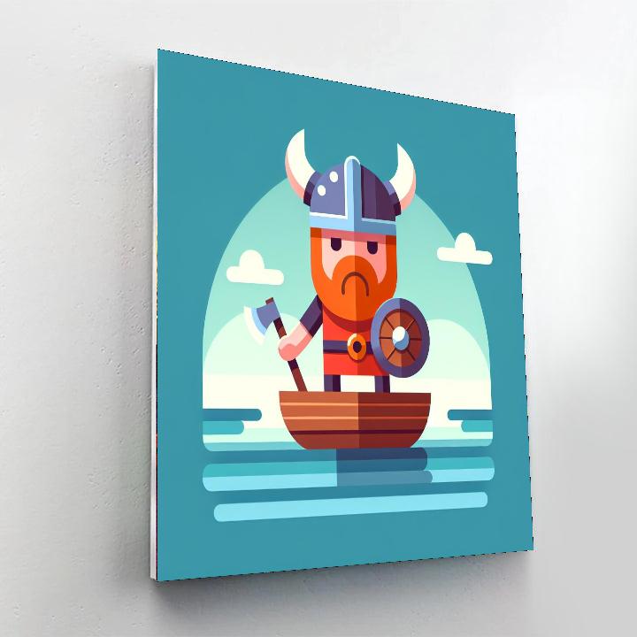 Historical Viking Voyage Paint By Number