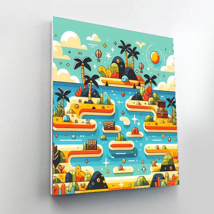 Island Adventure Expedition Numbered Painting Kits