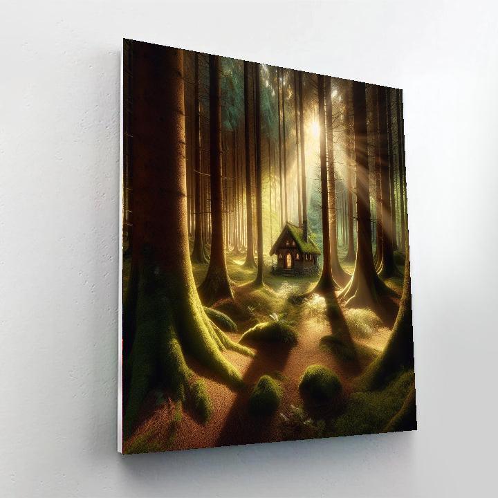 Enchanting Forest Hideaway Paint By Numbers