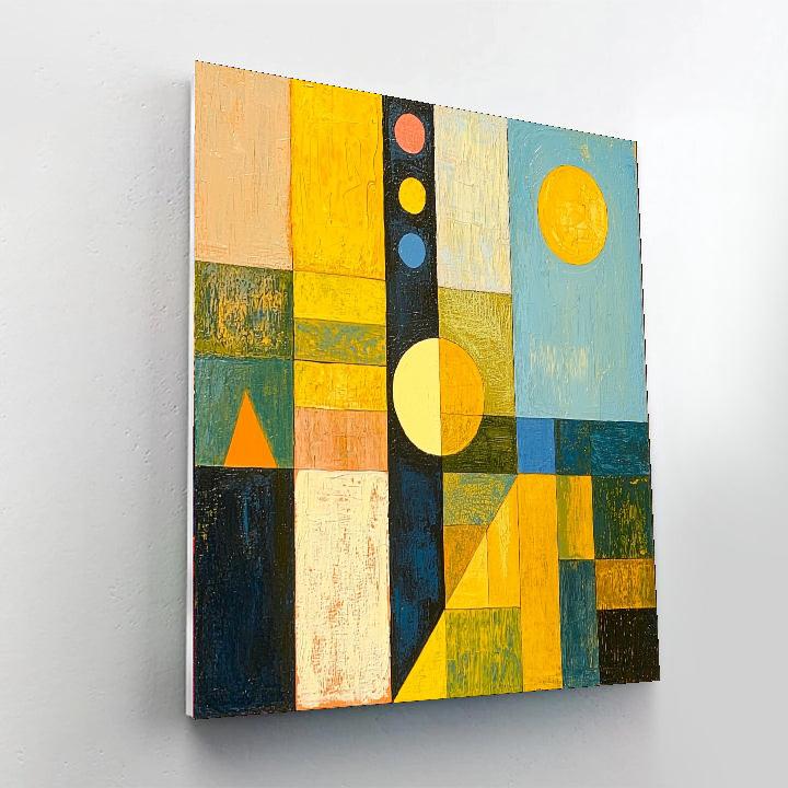 Paul Klee Inspired Rhythm Of Whimsy  Paint By Number