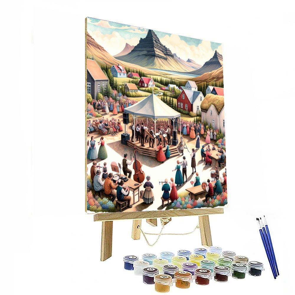 Reykjavik Arts Festival - Reykjavik Painting Number Kit