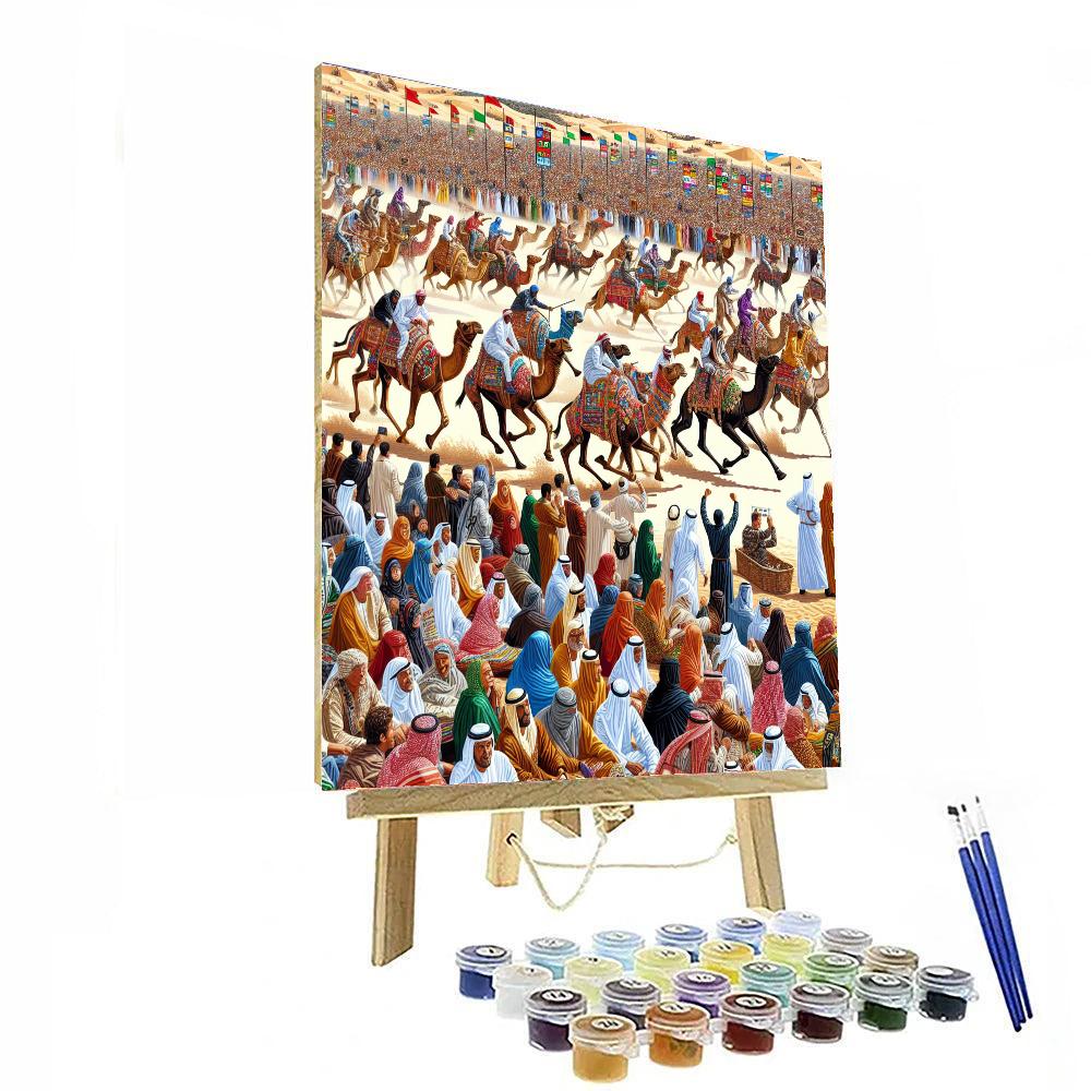 International Festival Of The Sahara - Douz Numbered Painting Kits