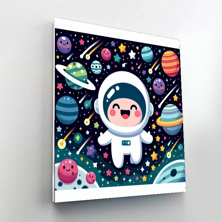 Super Star Astronaut Numbered Painting Kits