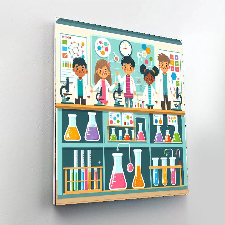 Inventive Science Lab Paint By Numbers Art