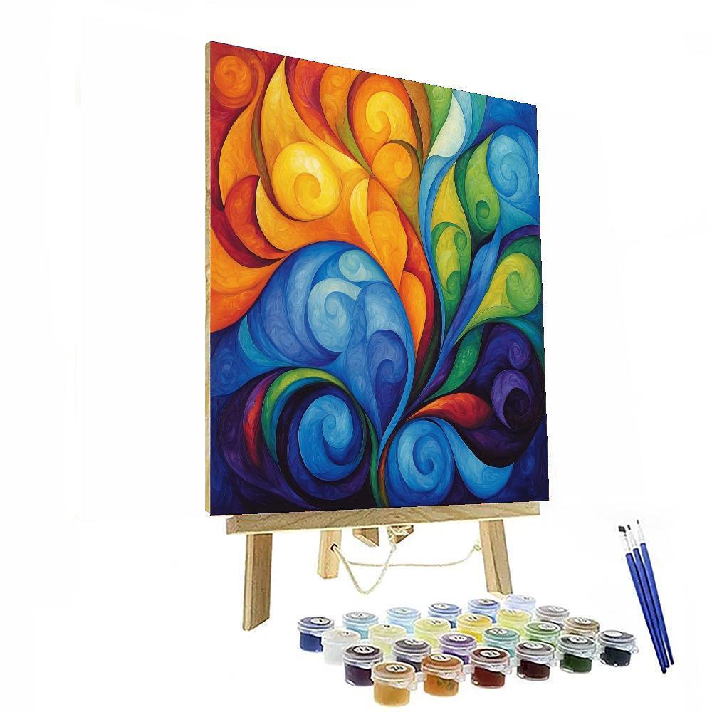 Caravaggio Inspired Symphony Of Colors  Painting By Numbers Kit