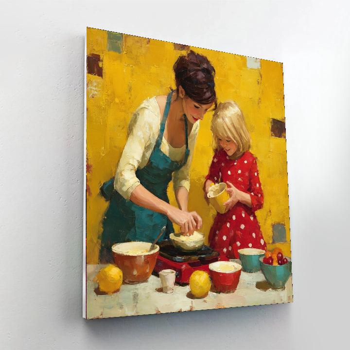 Pancakes And Love Number Painting