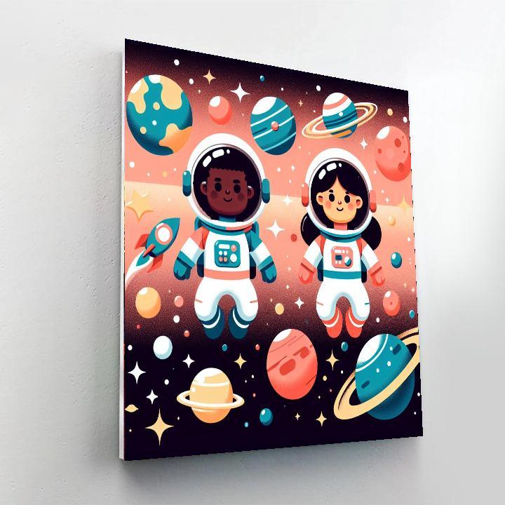 Space Explorers Mission Paint By Color