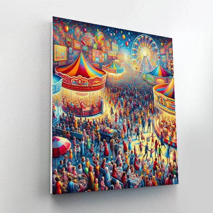 Delightful Carnival Magic Painting By Numbers Kit