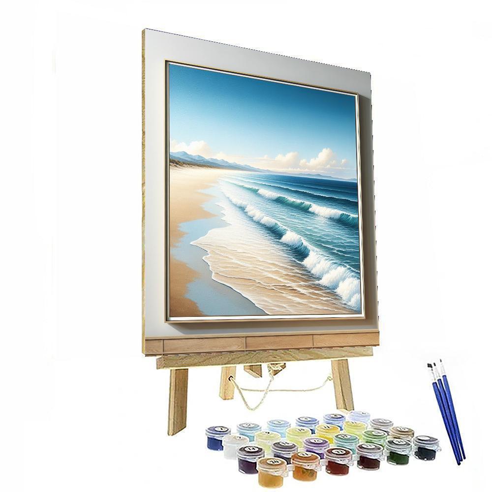 Serene Coastal View Paint By Number
