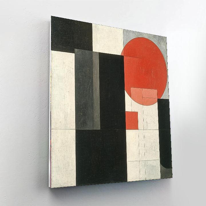 Kazimir Malevich Inspired Visionary Geometry  Paint By Color