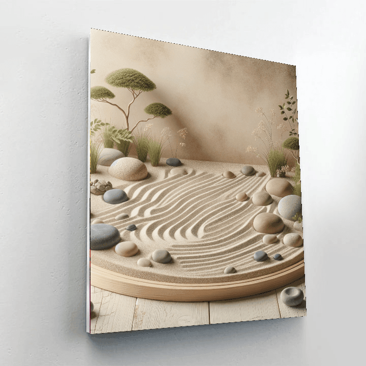 Calm Zen Garden Paint By Number