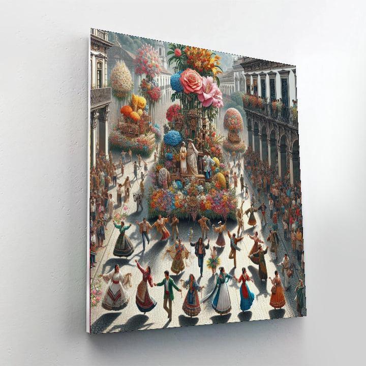 Feria De Las Flores - Guatemala DIY Paint By Numbers