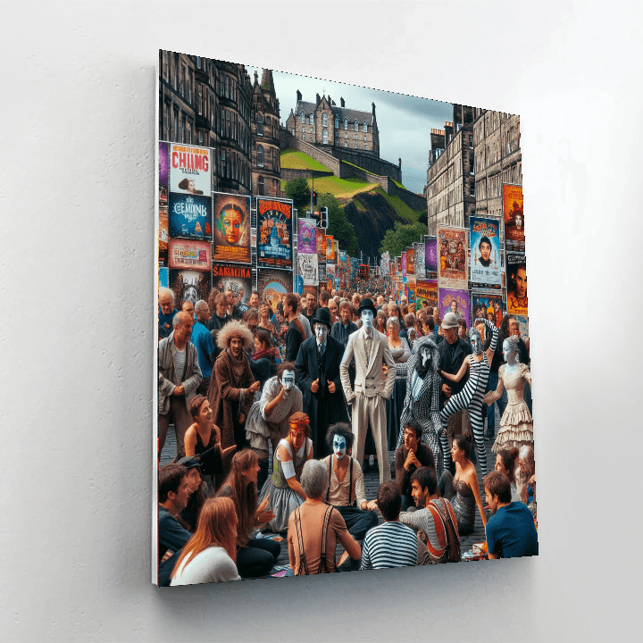 Edinburgh Festival Fringe - Scotland Paint By Numbers Art