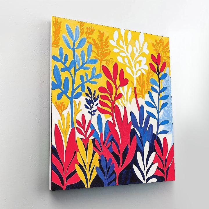 Henri Matisse Inspired Colorful Harmony  DIY Paint By Numbers
