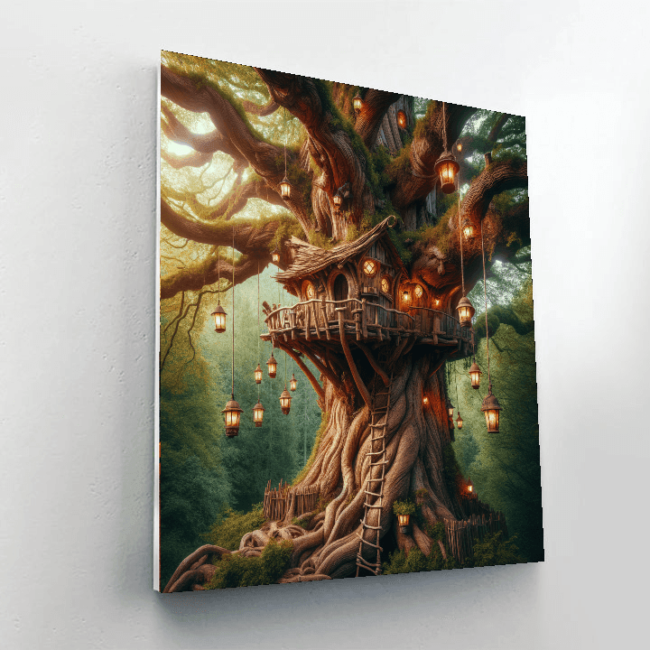Magical Treehouse - DIY Painting By Numbers Kit