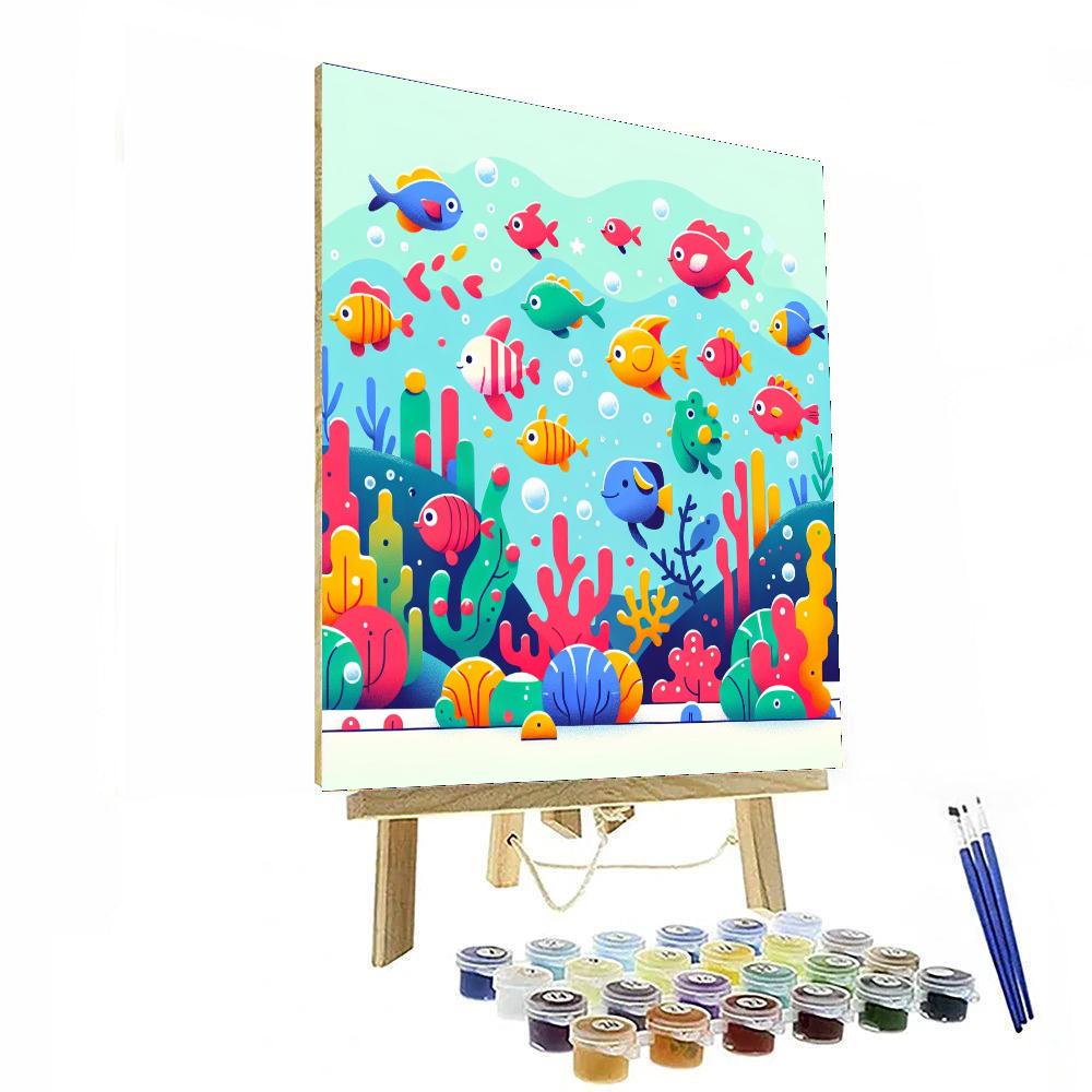 Under The Sea Spectacle Painting By Numbers Kit