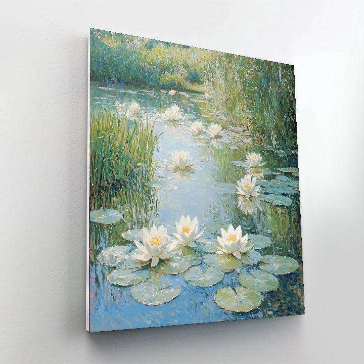 Claude Monet Inspired Monet's Serenity  DIY Paint By Numbers