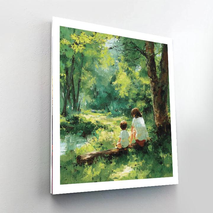 Nature's Maternal Symphony Paint By Number