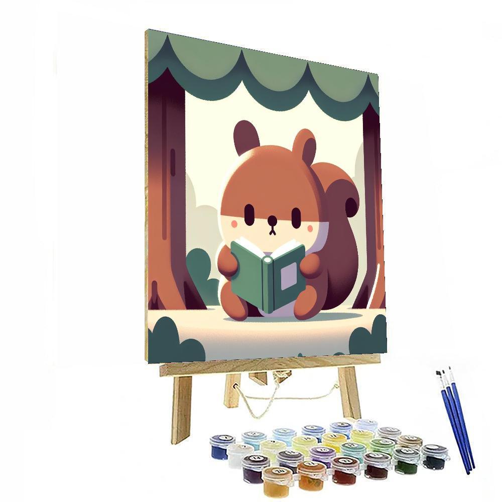 Sweet Squirrel Stories Paint By Color