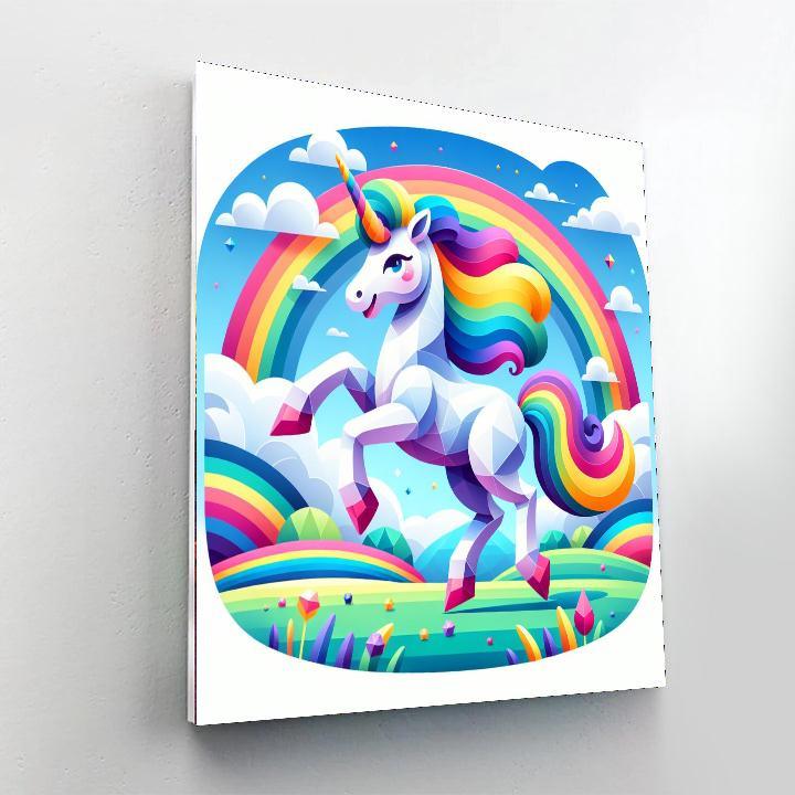 Mystic Unicorn Adventure Paint By Color