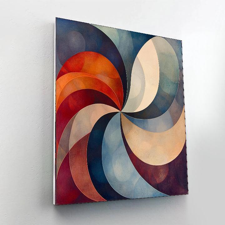 Paul Klee Inspired Illusions Of Rhythm  Numbered Painting Kits